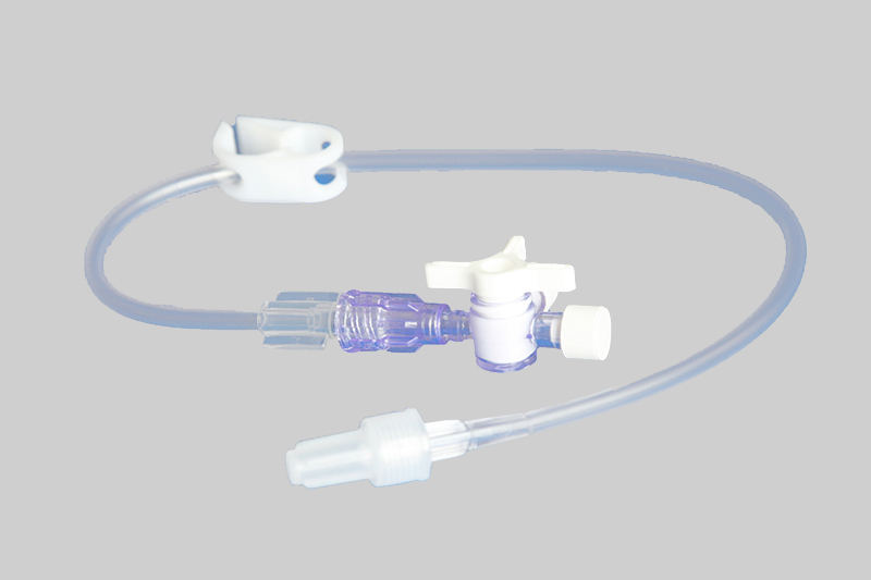 Extension tube [with three-way valve]